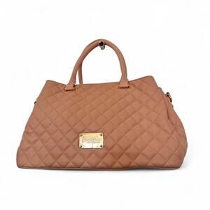 Bebe Danielle Satchel Peach Purse